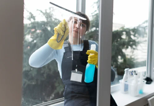 Nettoyage de vitres intérieures et extérieures à Sainte-Eugénie-de-Villeneuve